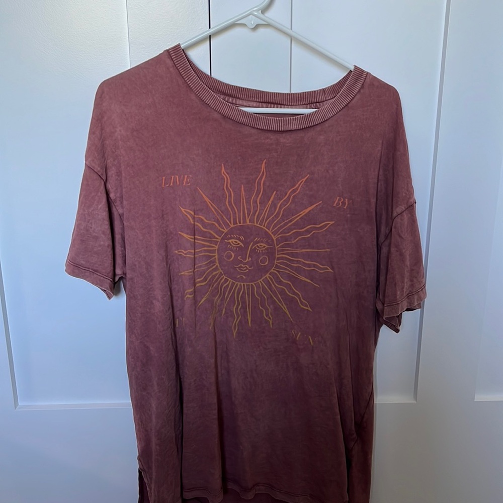 OVERSIZED AMERICAN EAGLE GRAPHIC TEE
